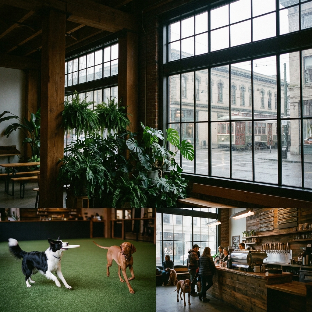 Portland dog park landscape